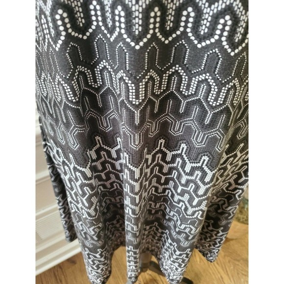 Prana Women's Black/White Scoop Neck Dress S - Picture 4 of 12